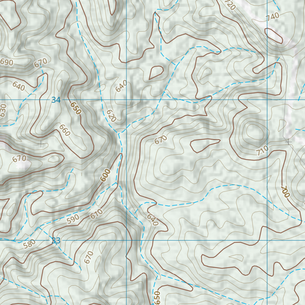 Boulder Ridge Course Map Boulder Mountain (8060-42) Map by Department of Natural Resources and ...
