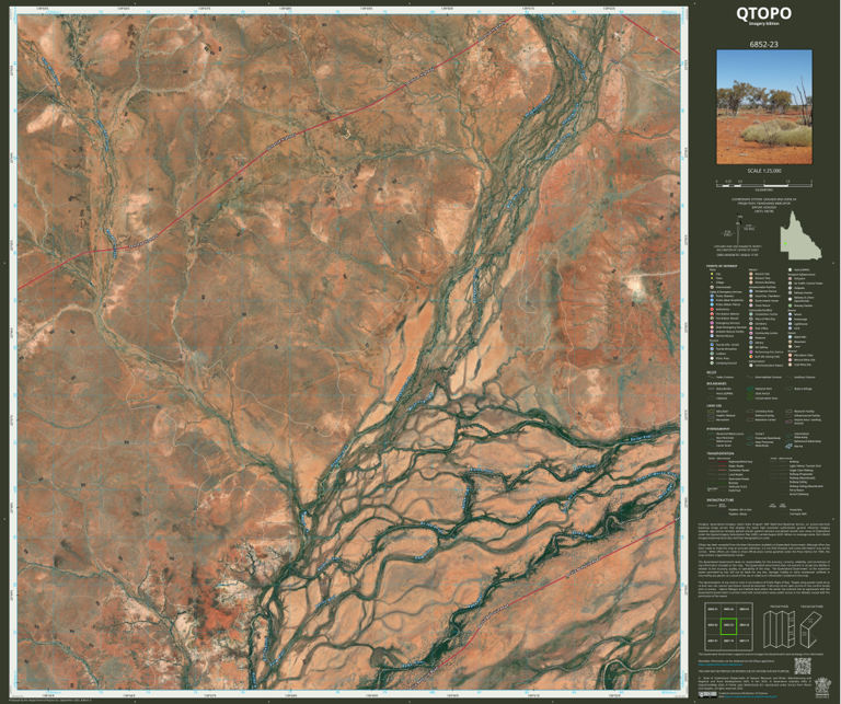 Boulia (6852-23i) Map by Department of Natural Resources and Mines ...