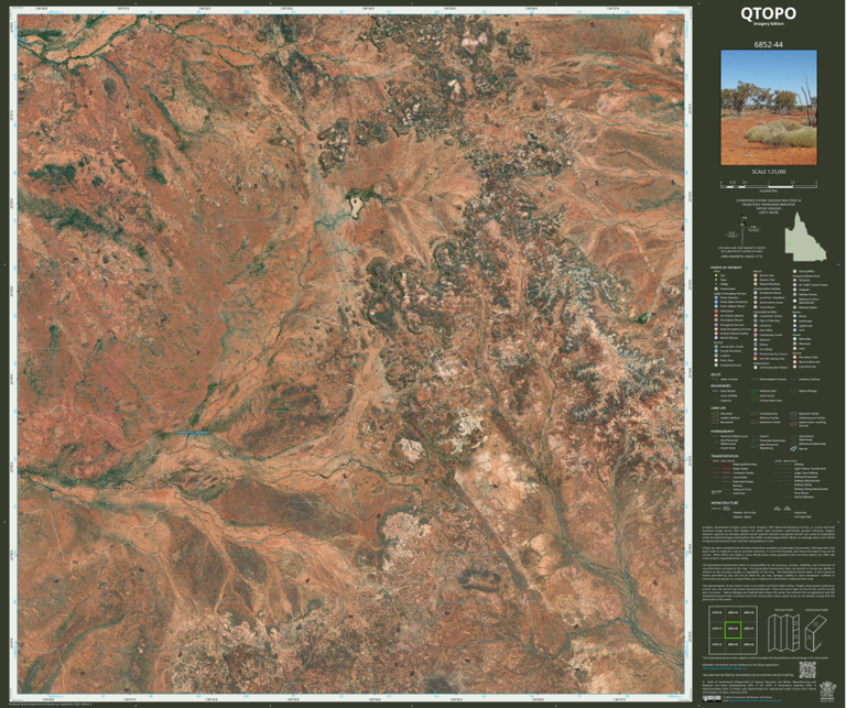 Boulia (6852-44i) Map by Department of Natural Resources and Mines ...