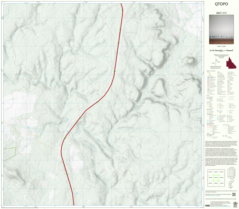 Boxvale (8647-313) Map by Department of Natural Resources and Mines ...