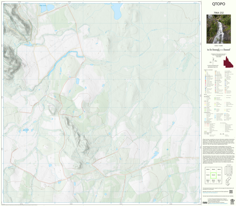 Boyle Creek (7964-232) Map by Department of Natural Resources and Mines ...