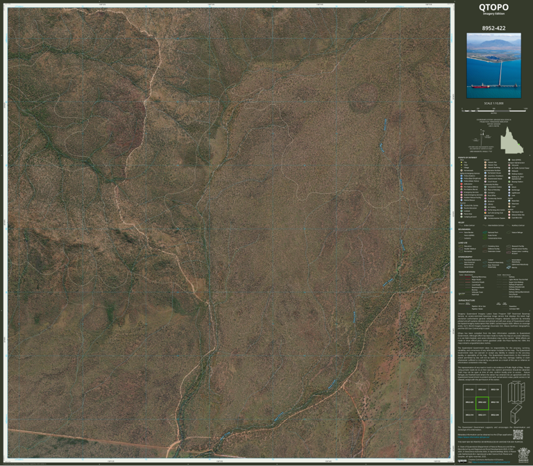 Braeside (8952-422i) Map by Department of Natural Resources and Mines ...
