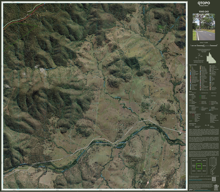 Buaraba (9343-243i) Map by Department of Natural Resources and Mines ...