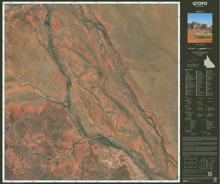 Buckingham Downs (6853-13i) Map by Department of Natural Resources and ...