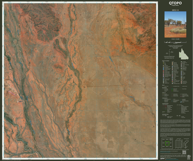 Buckingham Downs (6853-14i) Map by Department of Natural Resources and ...