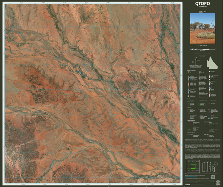 Buckingham Downs (6853-41i) Map by Department of Natural Resources and ...