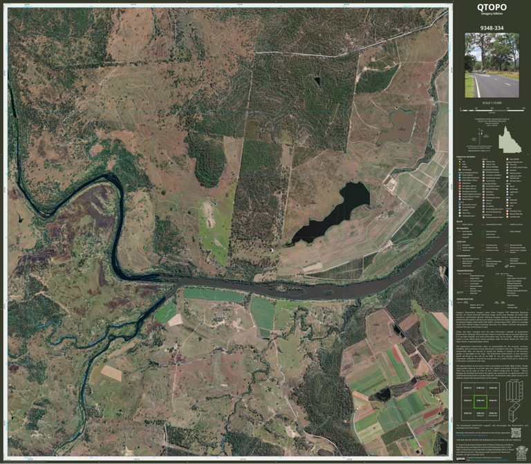 Bullyard (9348-334i) Map by Department of Natural Resources and Mines ...