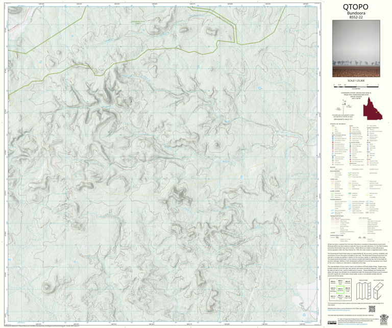 Bundoora (8552-22) Map by Department of Natural Resources and Mines ...