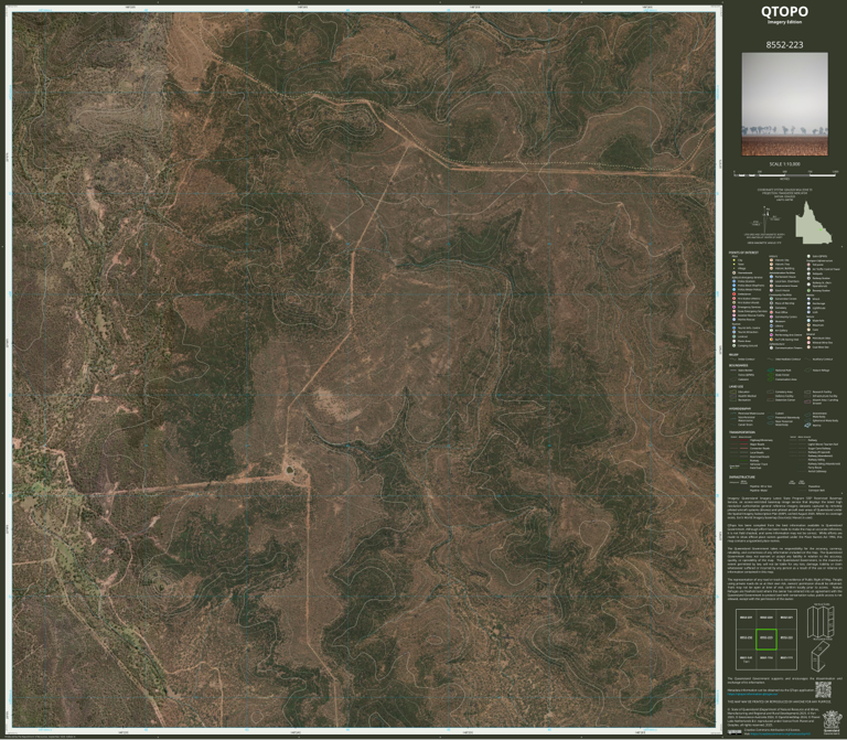 Bundoora (8552-223i) Map by Department of Natural Resources and Mines ...