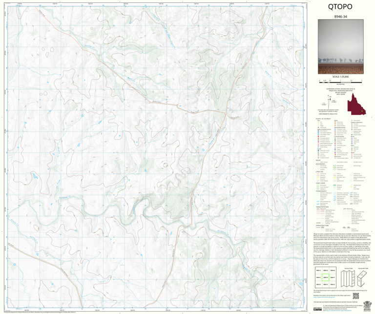 Bungaban (8946-34) Map by Department of Natural Resources and Mines ...