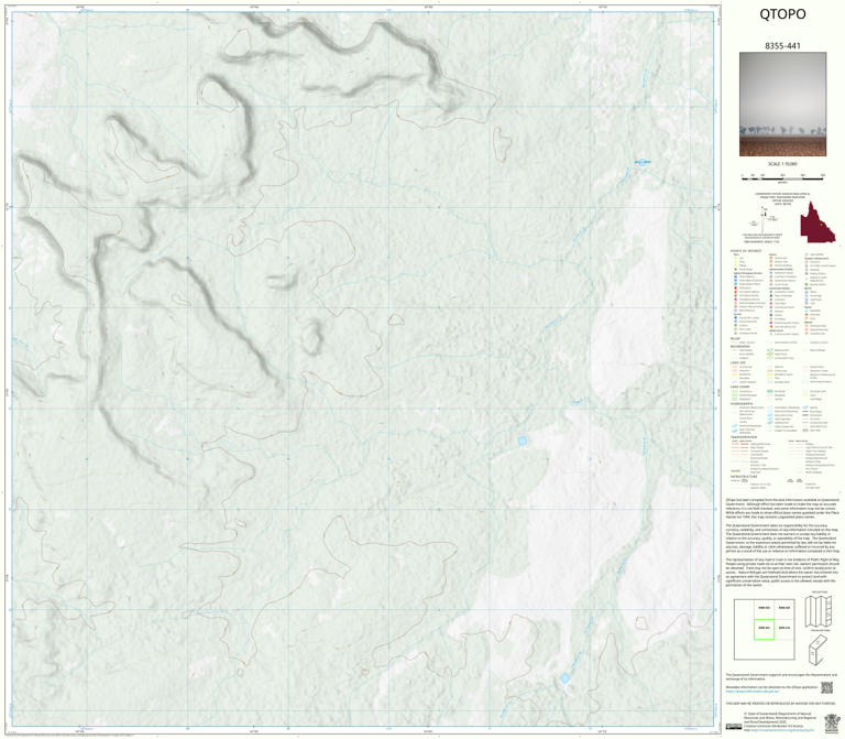 Bungobine (8355-441) Map by Department of Natural Resources and Mines ...