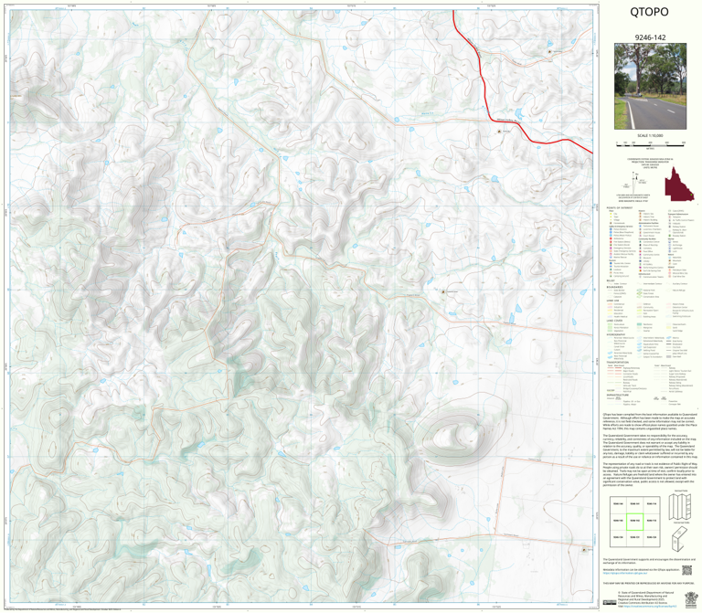 Byrnestown (9246-142) Map by Department of Natural Resources and Mines ...