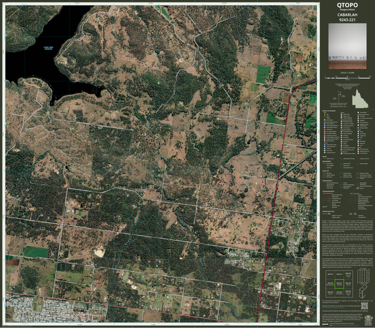 CABARLAH (9243-221i) Map by Department of Natural Resources and Mines ...