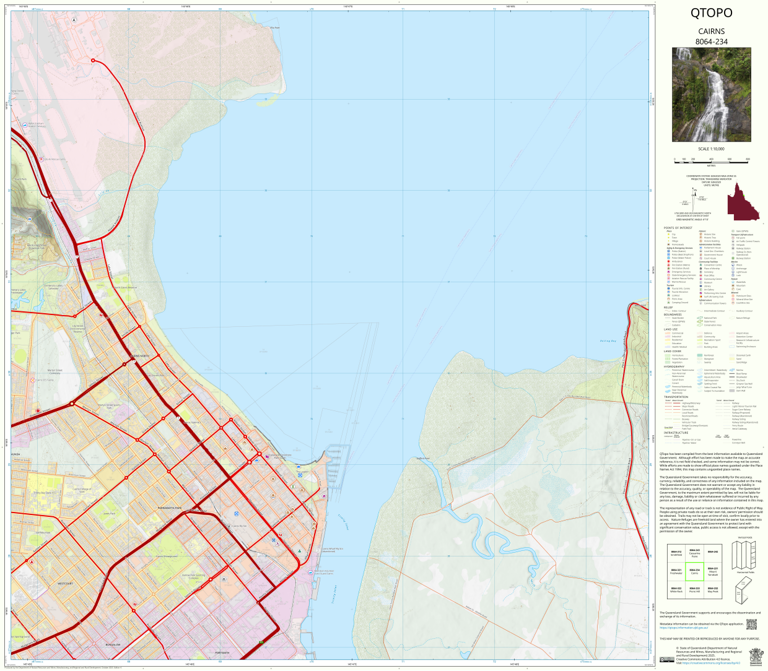 Cairns (8064-234) Map by Department of Natural Resources and Mines ...