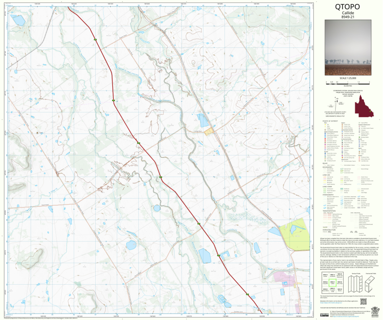 Callide (8949-21) Map by Department of Natural Resources and Mines ...