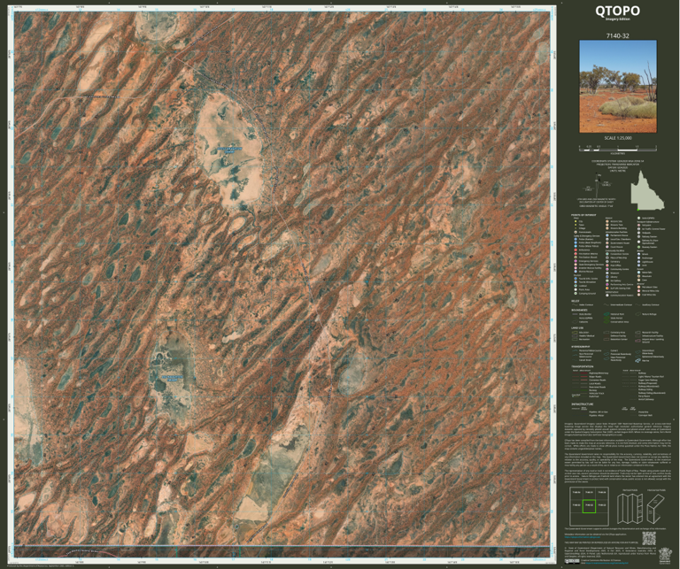 Cameron Corner (7140-32i) Map by Department of Natural Resources and ...