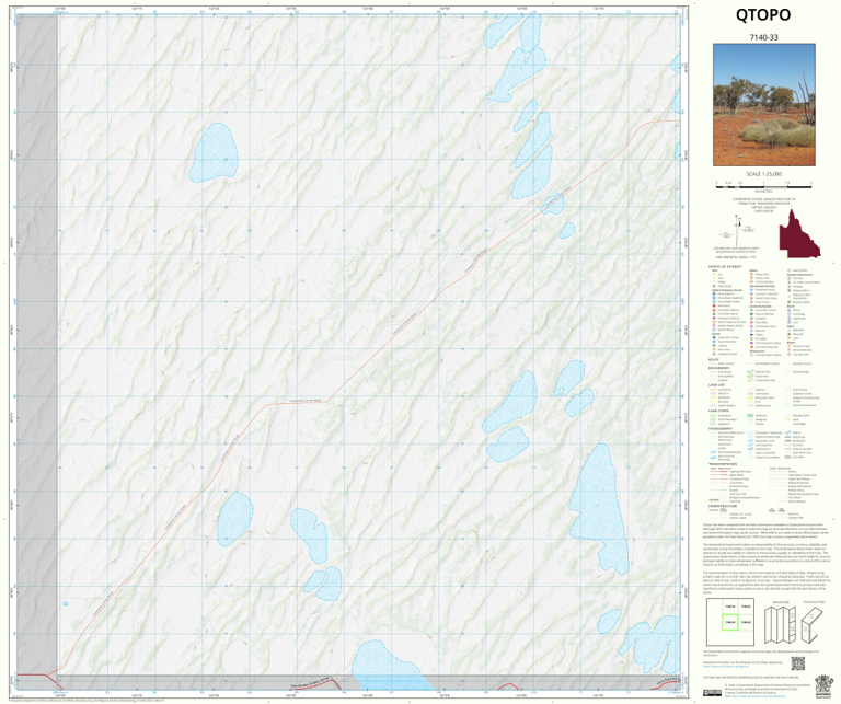 Cameron Corner (7140-33) Map by Department of Natural Resources and ...