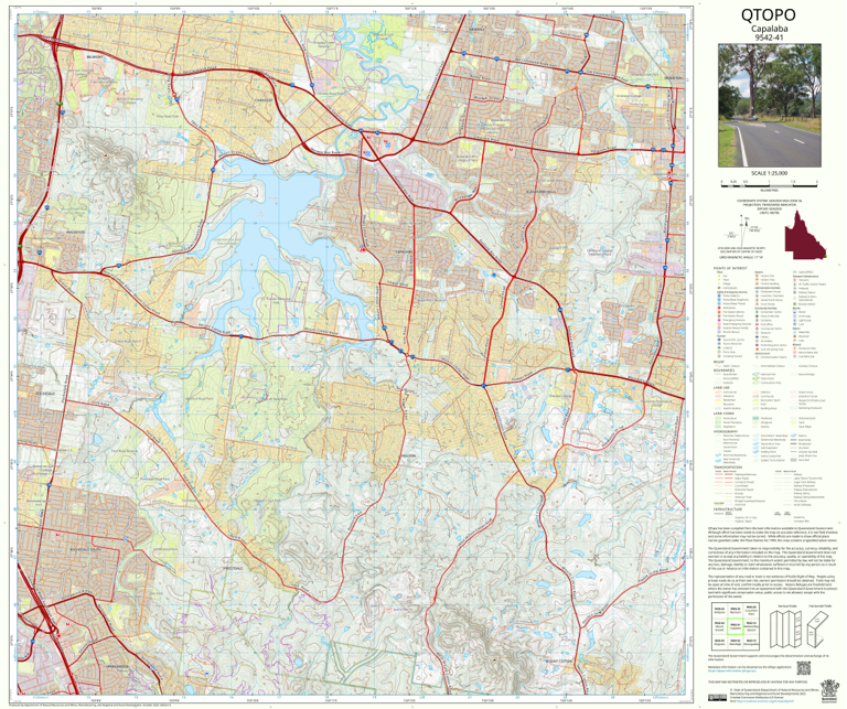 Capalaba (9542-41) Map by Department of Natural Resources and Mines ...