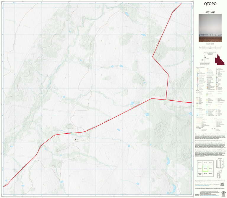 Capella (8551-441) Map by Department of Natural Resources and Mines ...