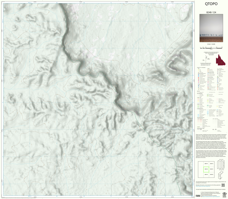 Carwell (8248-124) Map by Department of Natural Resources and Mines ...