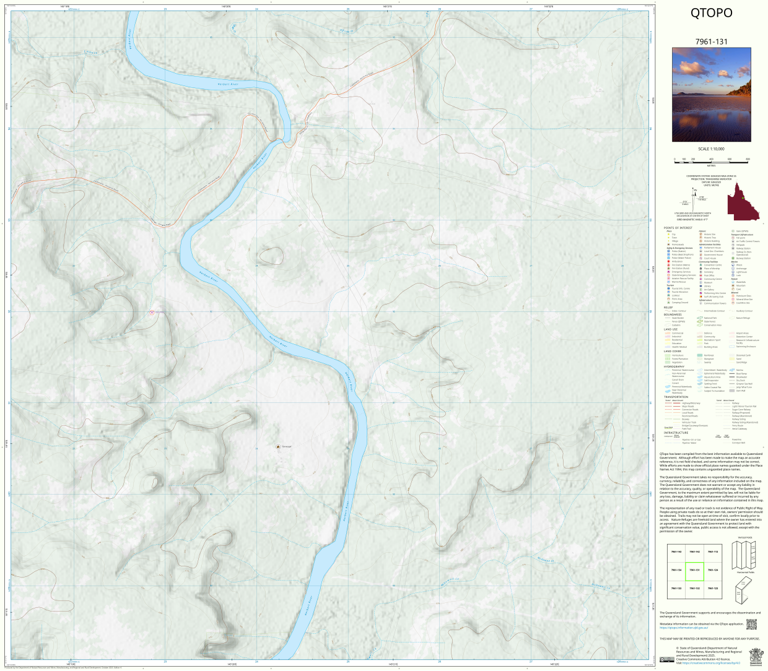 Cashmere (7961-131) Map by Department of Natural Resources and Mines ...