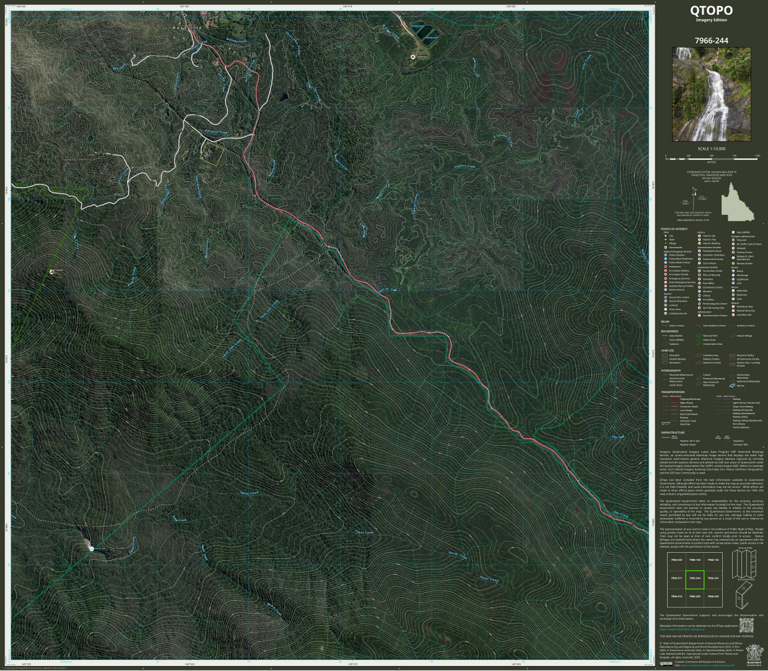 Cedar Bay (7966-244i) Map by Department of Natural Resources and Mines ...