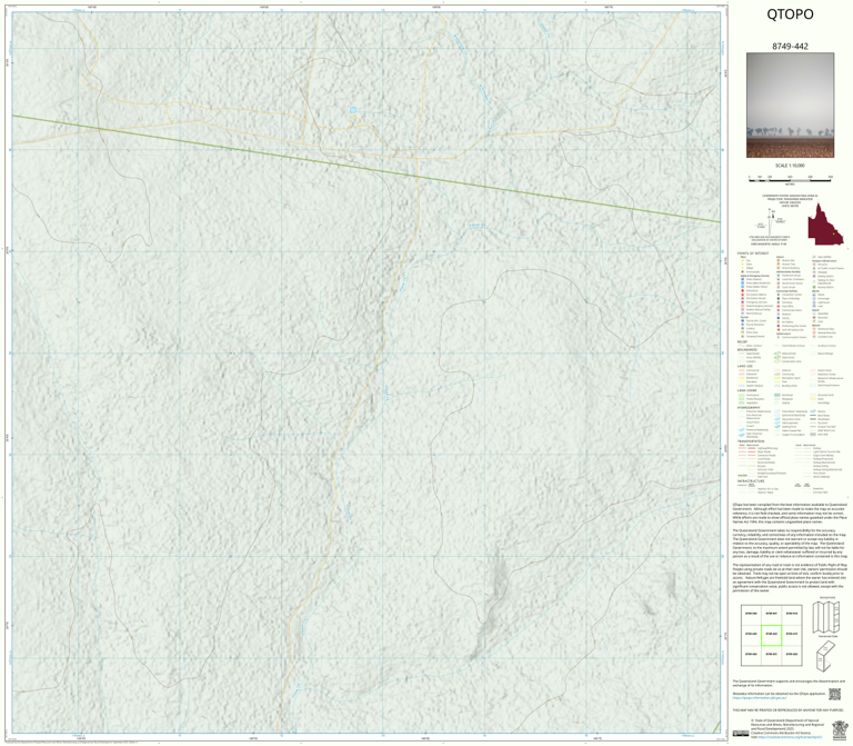 Central Creek (8749-442) Map by Department of Natural Resources and ...