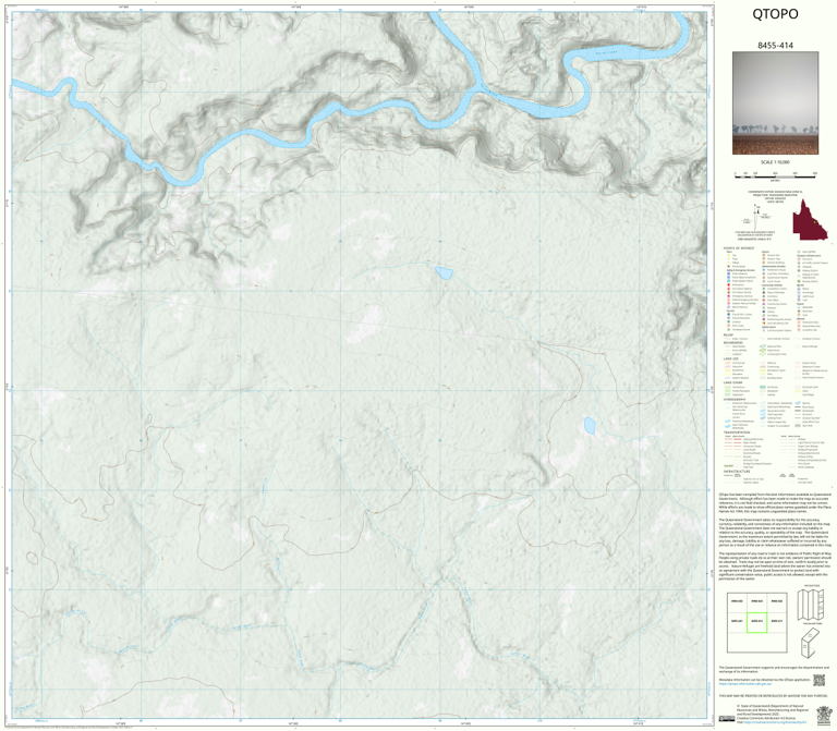 Cerito (8455-414) Map by Department of Natural Resources and Mines ...