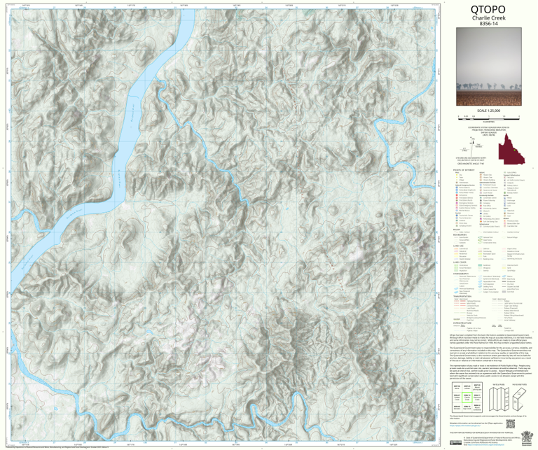 Charlie Creek (8356-14) Map by Department of Natural Resources and ...