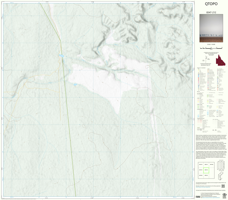 Chesterton (8347-212) Map by Department of Natural Resources and Mines ...