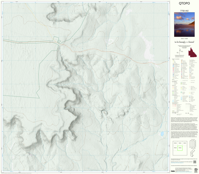 Chudleigh Park (7758-442) Map by Department of Natural Resources and ...
