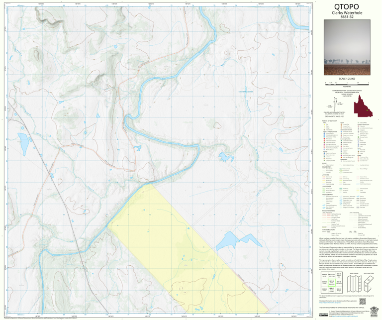 Clarks Waterhole (8651-32) Map by Department of Natural Resources and ...