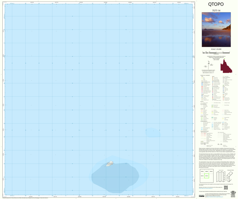Coconut Island (7577-14) Map by Department of Natural Resources and ...