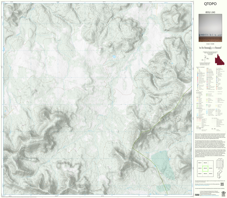 Colorado (8552-243) Map by Department of Natural Resources and Mines ...