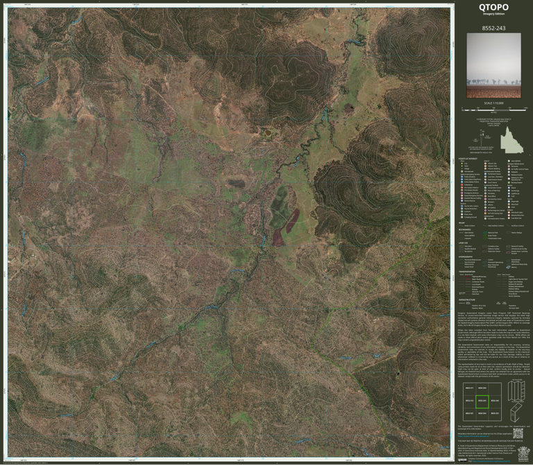 Colorado (8552-243i) Map by Department of Natural Resources and Mines ...