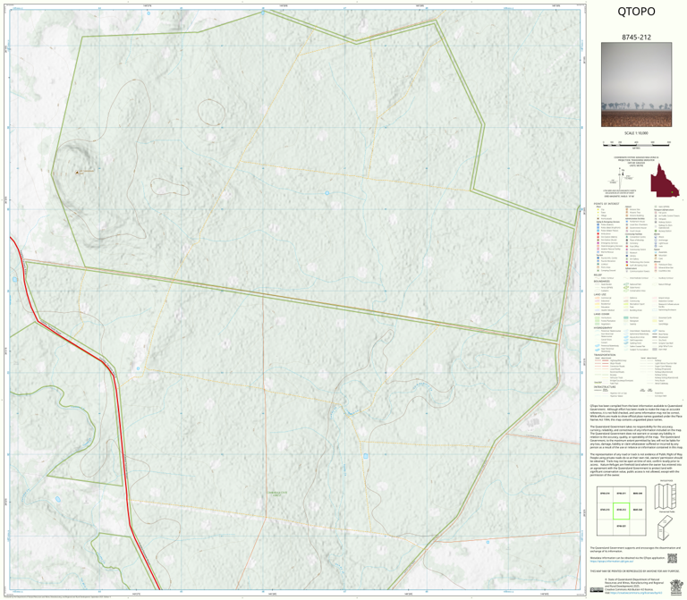 Combabula (8745-212) Map by Department of Natural Resources and Mines ...