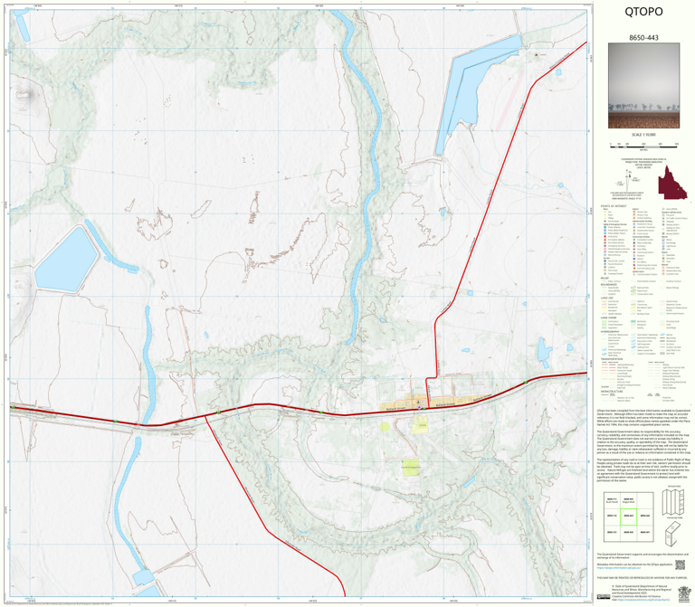 Comet (8650-443) Map by Department of Natural Resources and Mines ...
