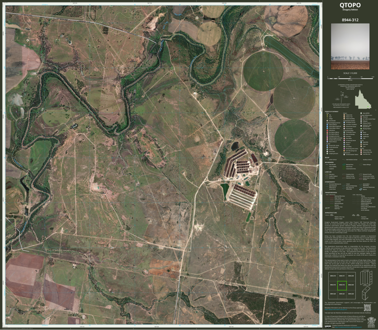 Condamine (8944-312i) Map by Department of Natural Resources and Mines ...