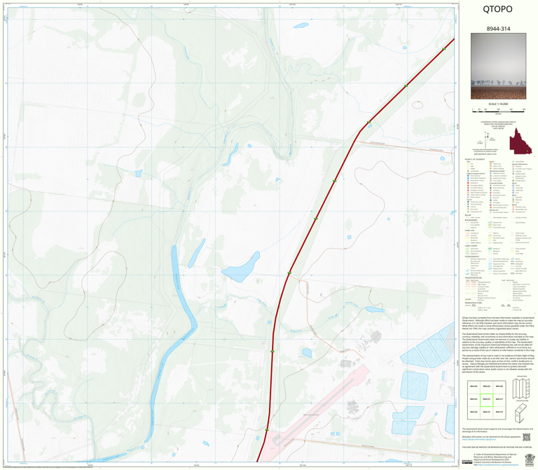 Condamine Map Condamine (8944-314) Map by Department of Natural Resources and Mines ...