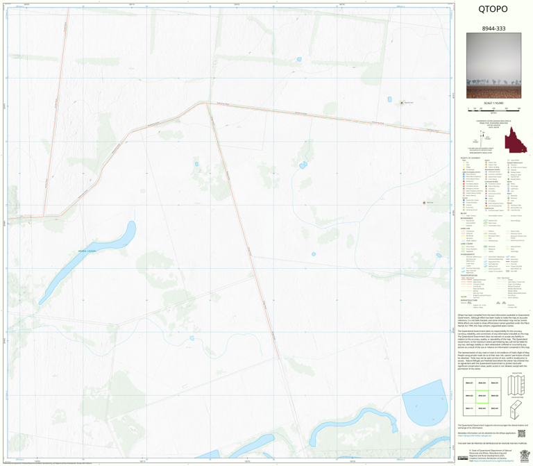 Condamine Map Condamine (8944-333) Map by Department of Natural Resources and Mines ...