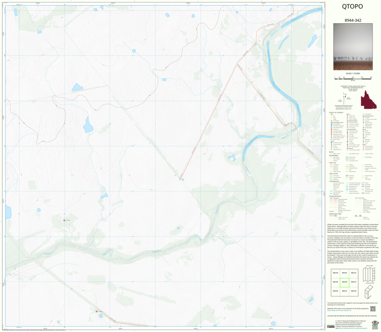Condamine Map Condamine (8944-342) Map by Department of Natural Resources and Mines ...