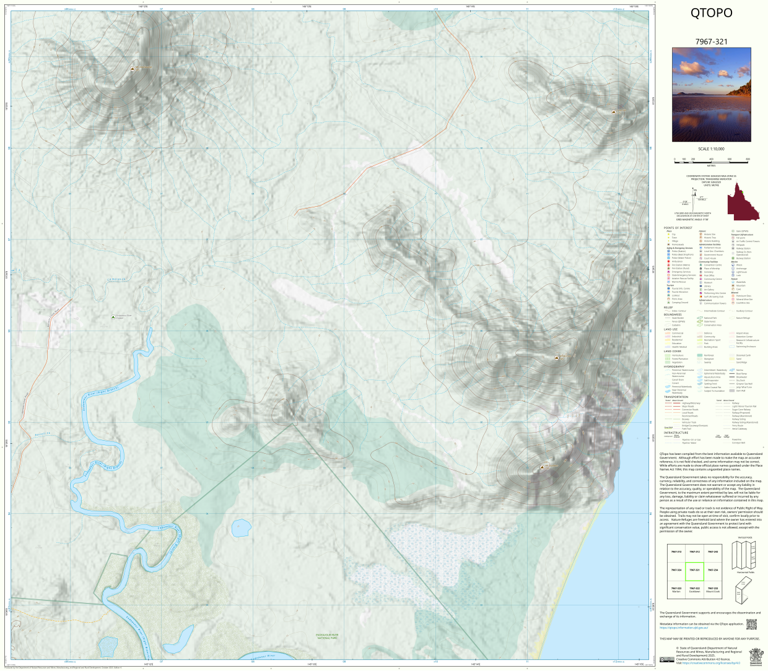 Cooktown (7967-321) Map by Department of Natural Resources and Mines ...