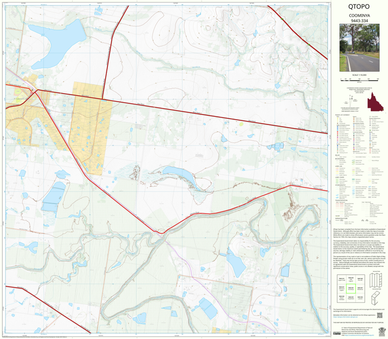 Coominya (9443-334) Map by Department of Natural Resources and Mines ...