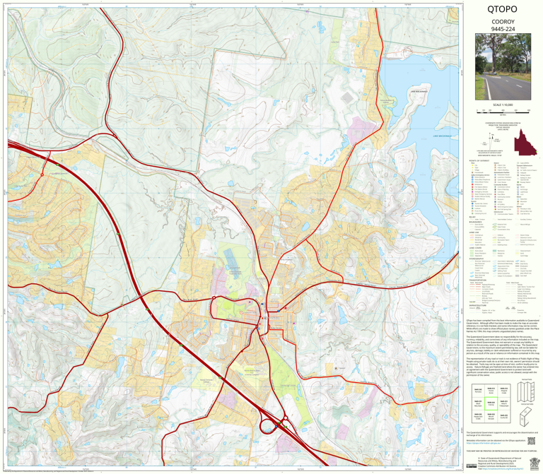 Cooroy (9445-224) Map by Department of Natural Resources and Mines ...