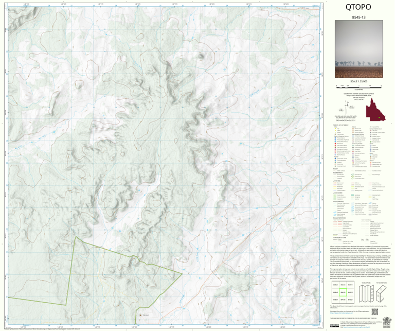 Cornwall (8545-13) Map by Department of Natural Resources and Mines ...