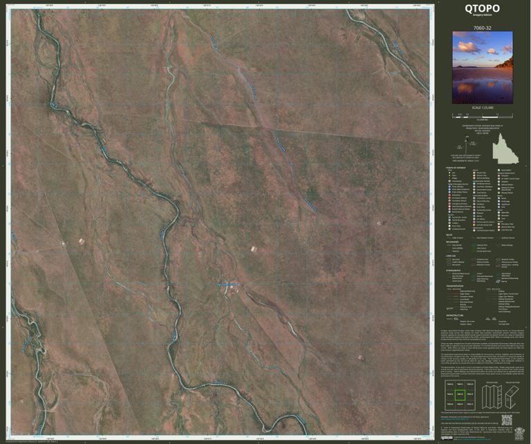 Cowan Downs (7060-32i) Map by Department of Natural Resources and Mines ...