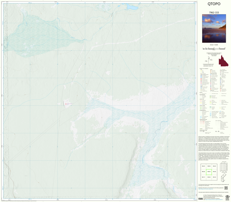 Darcys Plain (7962-333) Map by Department of Natural Resources and ...