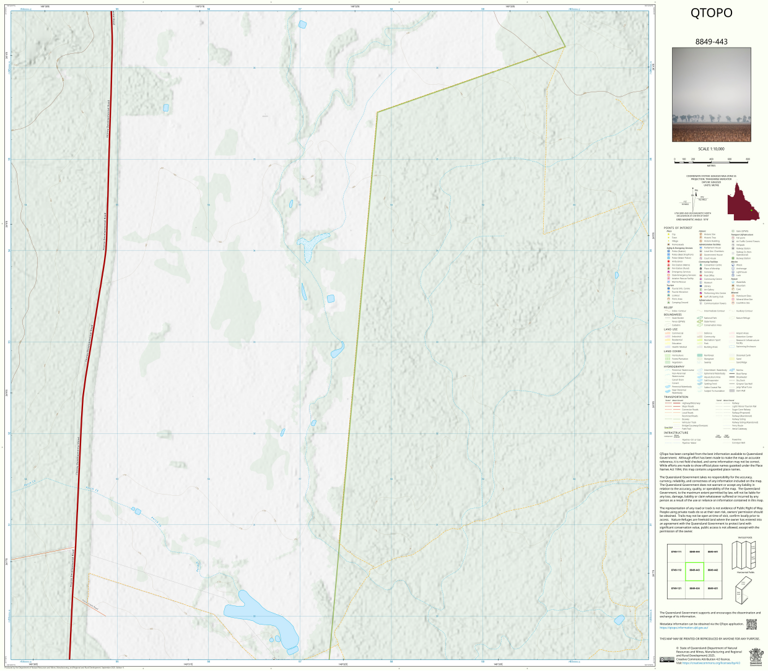 Dawson Range (8849-443) Map by Department of Natural Resources and ...