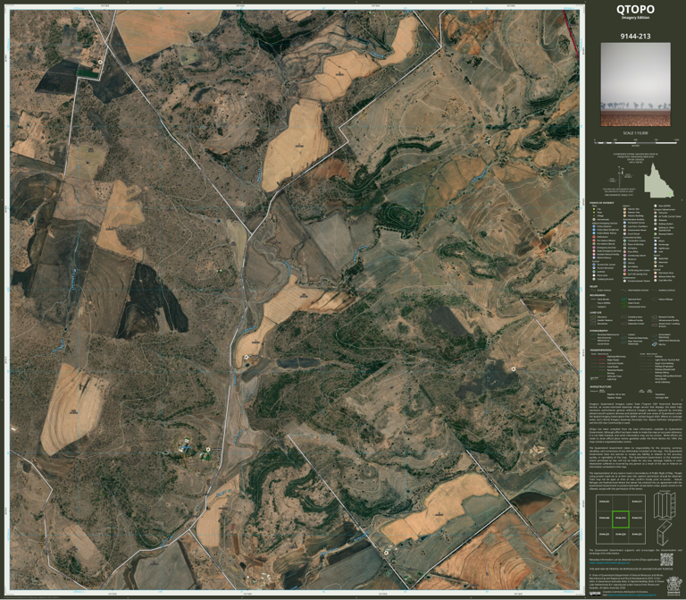 Den-Barm (9144-213i) Map by Department of Natural Resources and Mines ...