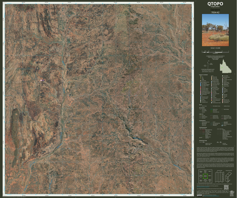 Derpent Map Derwent (7054-42i) Map by Department of Natural Resources and Mines ...